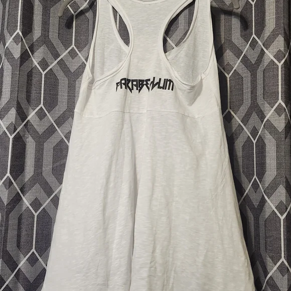 White Tank Top with Blue Turtle Design - Picture 3 of 5